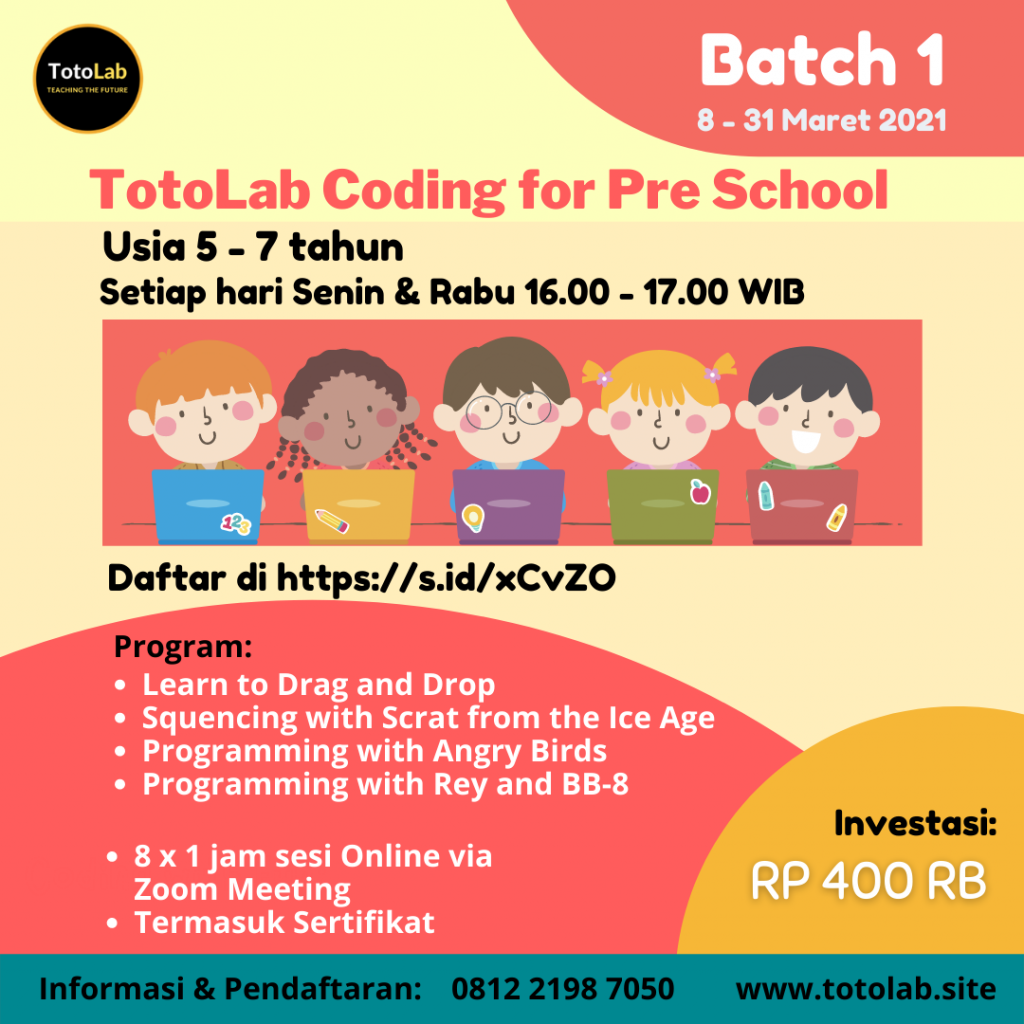 TotoLab Coding for Pre School